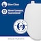 B & K Mayfair by Bemis Caswell Slow Close Round White Plastic Toilet Seat 80SLOW-000 - alternate 2